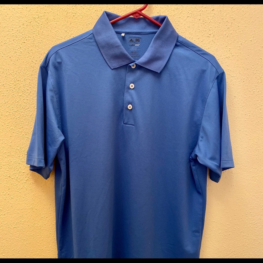 Golf Shirt Addidas Climalite ; Sz: Med